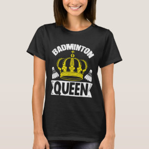 Camiseta Rainha do Badminton Qual É Seu Esporte Superpodero