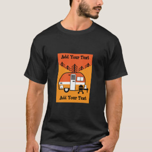 Camiseta Rainha do Camper - Engraçado Acampamento RV