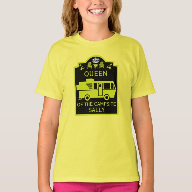Camiseta Rainha Do Campsite (Frente)