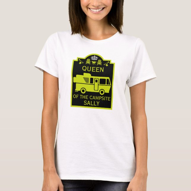 Camiseta Rainha Do Campsite (Frente)