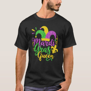 Camiseta Rainha do Carnaval Coroa Máscara Crianças Meninas