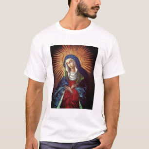 Camiseta Rainha do Céu Original Pintura restaurada Poster