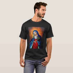 Camiseta Rainha do Céu Original Pintura restaurada Poster