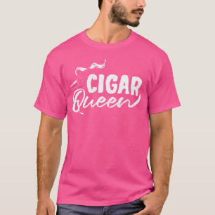 Camiseta Rainha do Charuto Fumante de Tabaco Fumo Charuto C