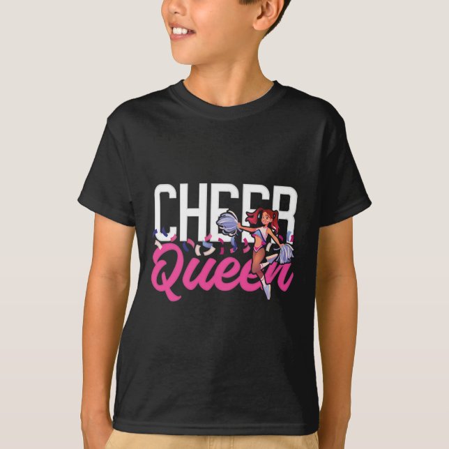 Camiseta Rainha do Cheer Cheerleading Cheer (Frente)