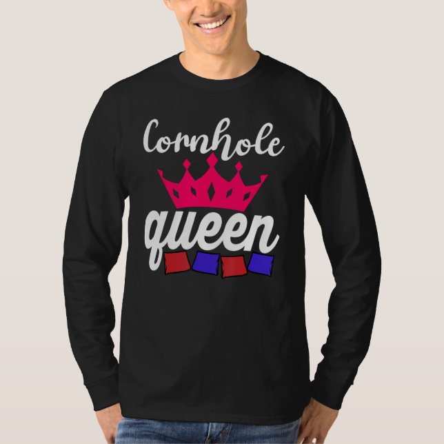 Camiseta Rainha do Cornhole Corn Hole (Frente)