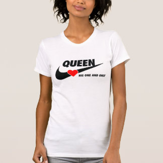 Camiseta "Rainha" do dia de os namorados