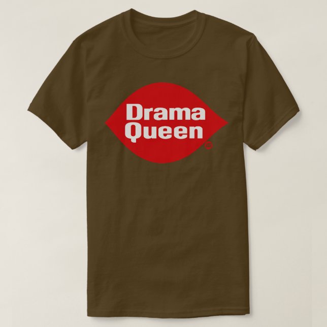 Camiseta rainha do drama (Frente do Design)