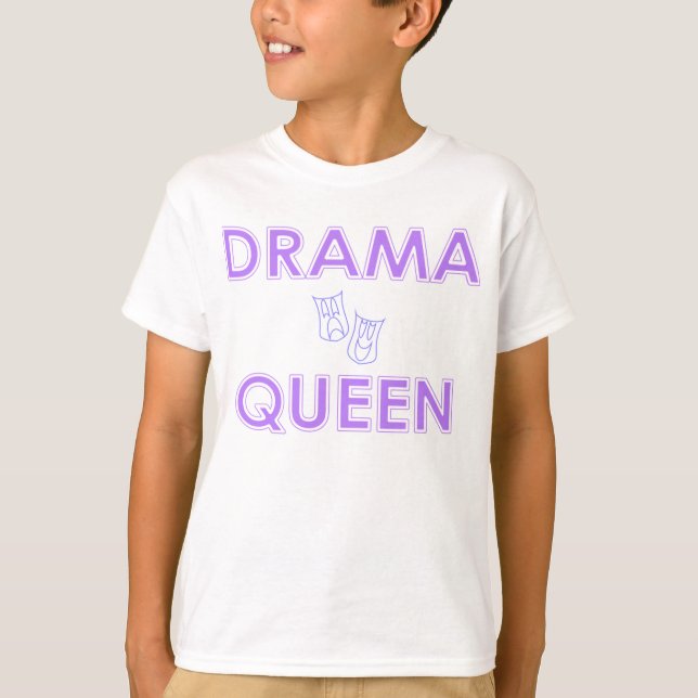 Camiseta Rainha do drama (Frente)