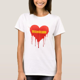 Camiseta Rainha do Drama Dramarama coração sangrando femini