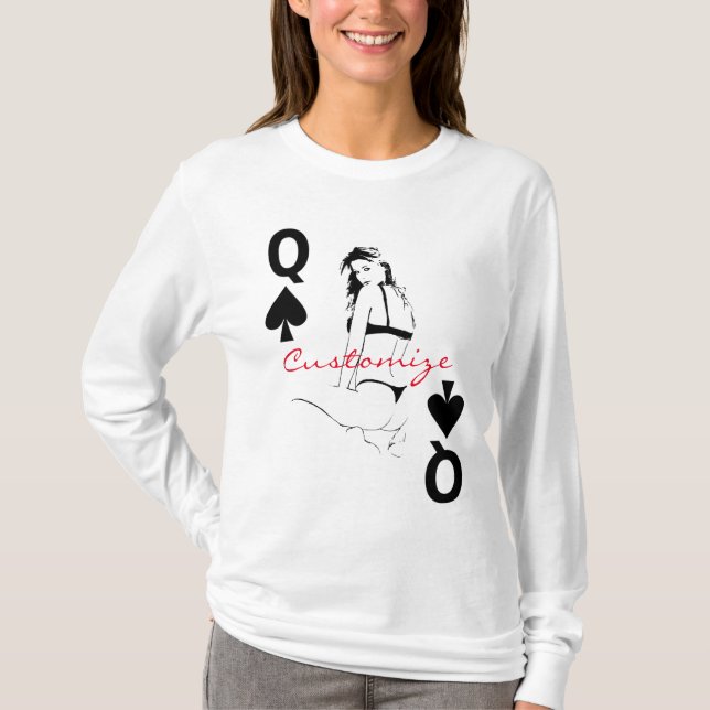 Camiseta Rainha do Espadas Bikini Garota Trovão (Frente)