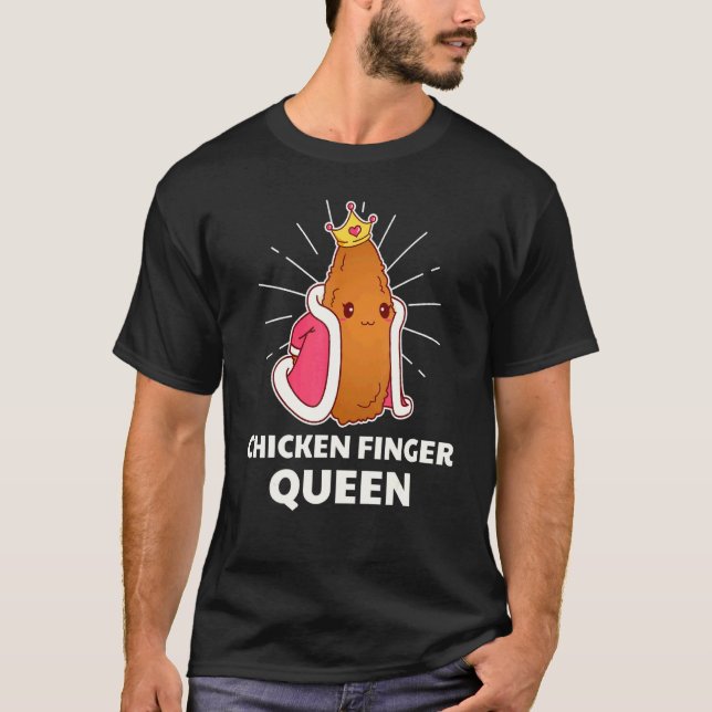 Camiseta Rainha do Frango Frito   Fast Food (Frente)