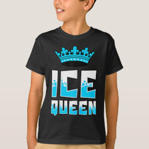 Camiseta Rainha do Gelo Gráfico Pescador de Pesca no Gelo V