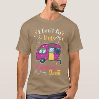 Camiseta Rainha do Glamping Avô que Acampa