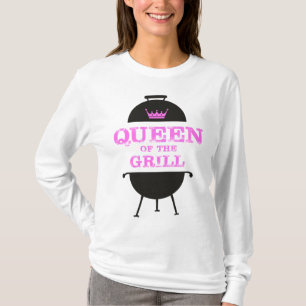 Camiseta Rainha Do Grill, Coroa Rosa
