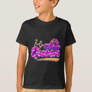 Camiseta Rainha do Grito de Liderança de Torcida Divertida 