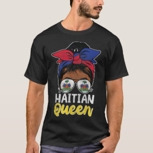 Camiseta Rainha do Haiti Bandeira da Independência Dia 1804