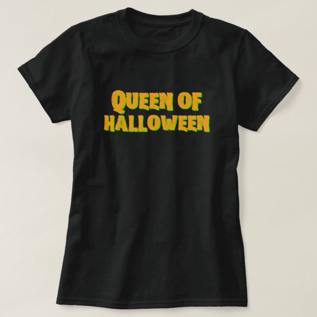 Camiseta Rainha do Halloween (Frente do Design)