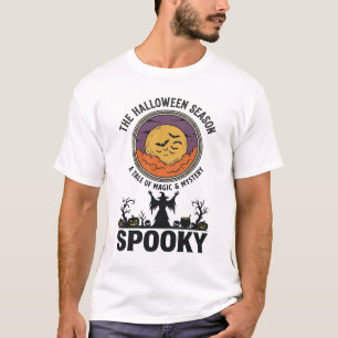 Camiseta Rainha do Halloween Little Miss Retro Witch_1