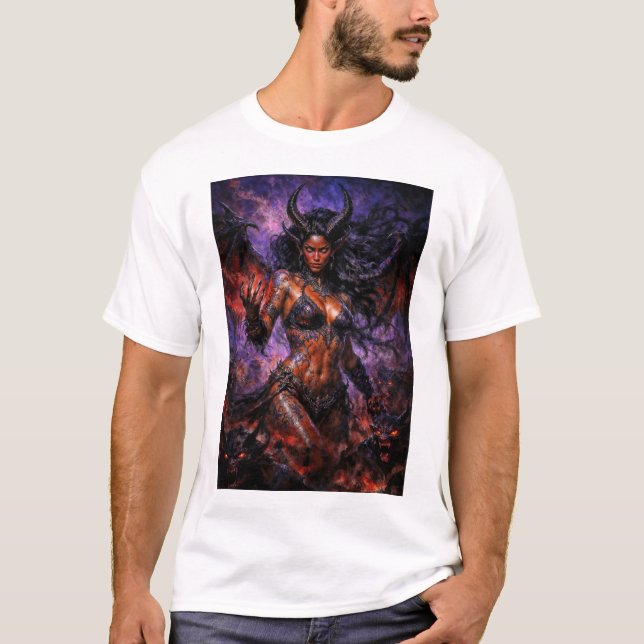 Camiseta Rainha do Inferno Lilith (Frente)