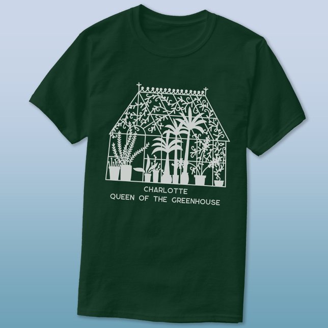Camiseta Rainha do Jardim Personalizado da Estufa (Criador carregado)