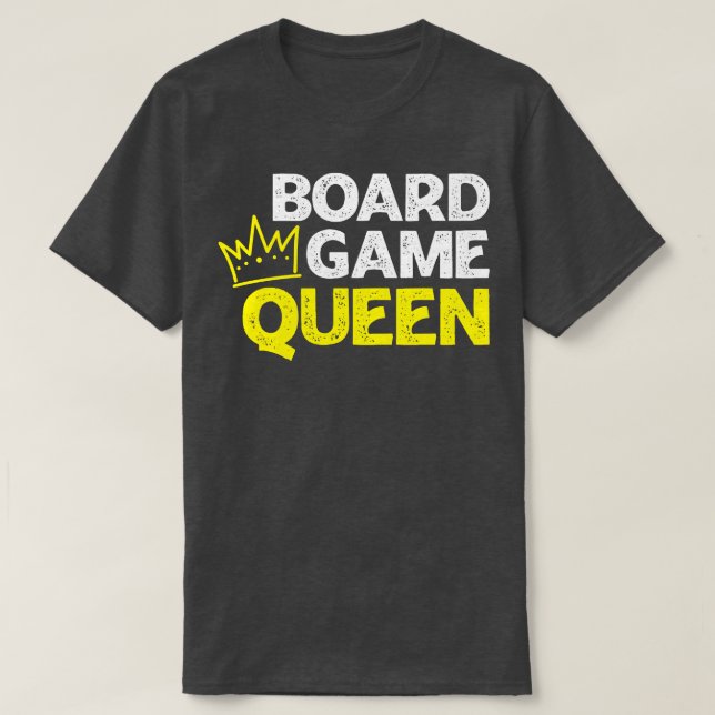 Camiseta Rainha do Jogo conselho (Frente do Design)