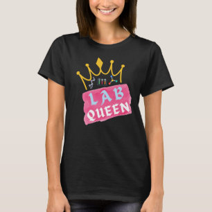 Camiseta Rainha do Laboratório - Garota de Laboratório