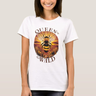 Camiseta Rainha do logotipo selvagem