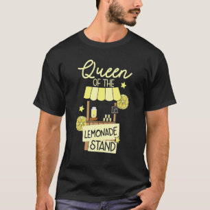 Camiseta Rainha Do Negócio De Frutas De Limão Do Quiosque D