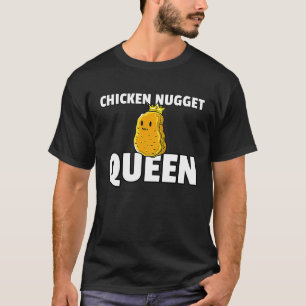Camiseta Rainha do Nugget de Frango Para Meninas
