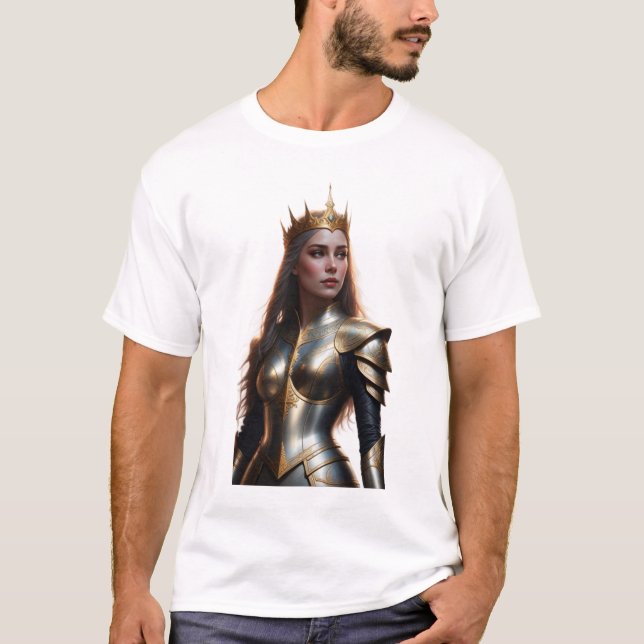 Camiseta Rainha do Pacto Dargon Flameborn Seraphina (Frente)