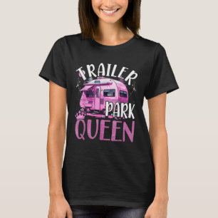 Camiseta Rainha do Parque de Caravanas Divertida Caravana R