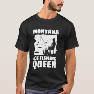 Camiseta Rainha do Pesca no Gelo de Montana