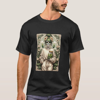 Camiseta Rainha do Picles Crânio Esqueleto Arte Nova Picles