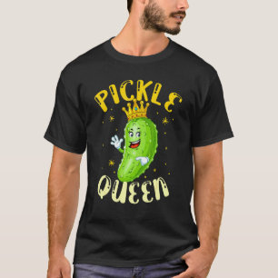 Camiseta Rainha do Picles Vegan Pepino Legume