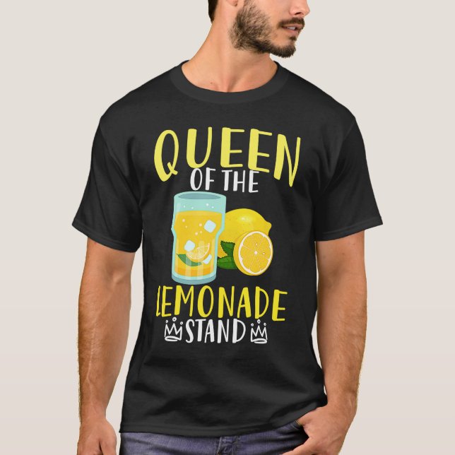 Camiseta Rainha do Refreshme de Verão de Limonada Kiosk (Frente)