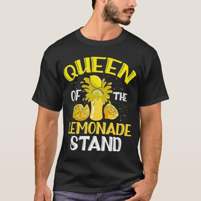 Camiseta Rainha do Refreshme de Verão de Limonada Kiosk (Frente)