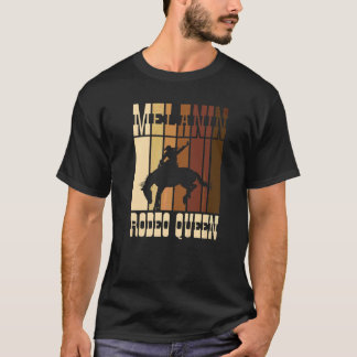 Camiseta Rainha do Rodeio Melanina de Montaria em Cavalo Br