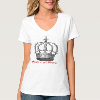 Camiseta Rainha do t-shirt das máquinas desbastadoras