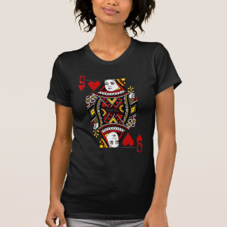 Camiseta Rainha do t-shirt dos corações