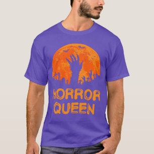 Camiseta Rainha do Terror Fã de Filme Assustador Grito Mão