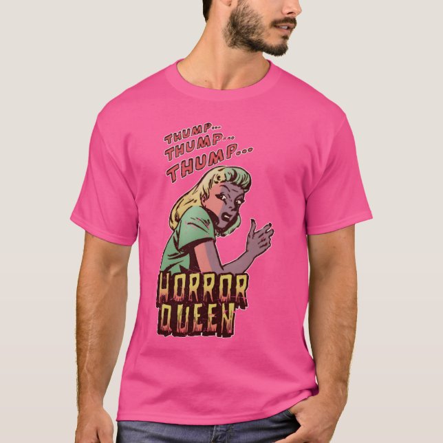 Camiseta Rainha do Terror vintage (Frente)