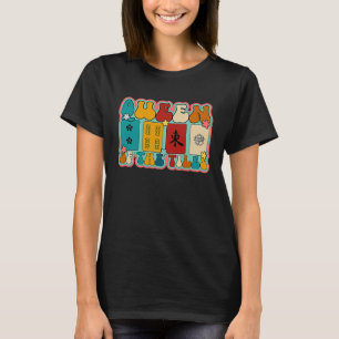 Camiseta Rainha Dos Azulejos Mahjong - Jogador Chinês Mahjo