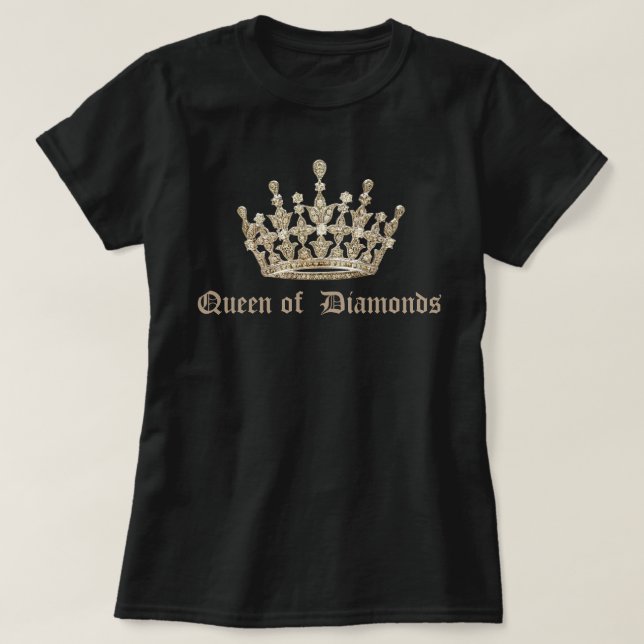 Camiseta Rainha dos diamantes (Frente do Design)