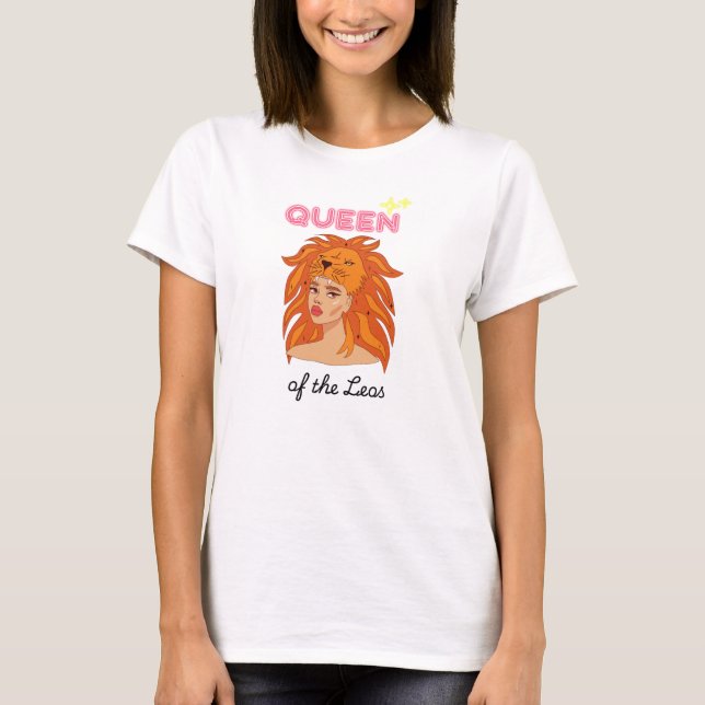 Camiseta Rainha dos Leos (Frente)