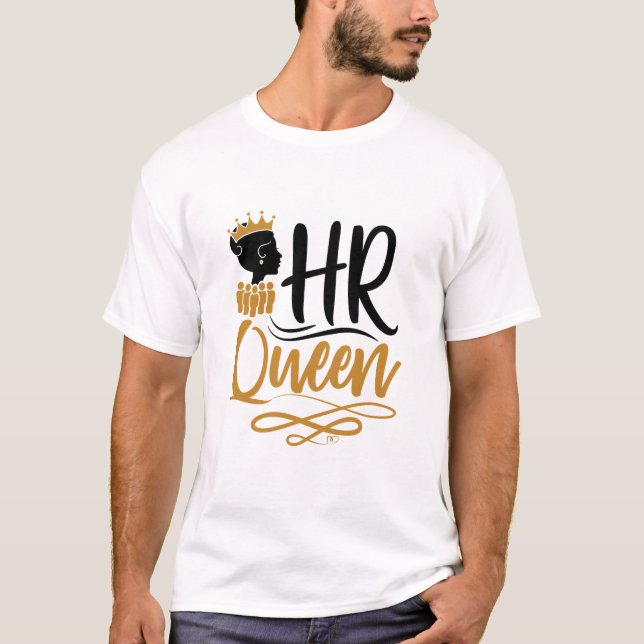 Camiseta Rainha dos Recursos Humanos Mulheres (Frente)