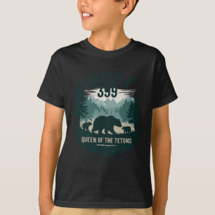 Camiseta Rainha Dos Tetons Grizzly 9 Ursos Amantes Nacionai