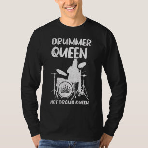 Camiseta Rainha Drummer Musical Não Rainha Drama