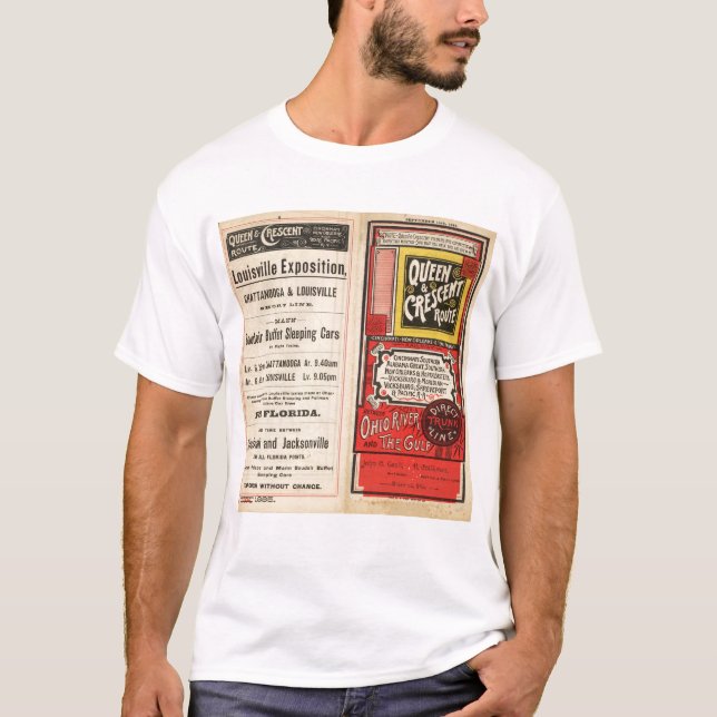Camiseta Rainha e rota crescente (Frente)
