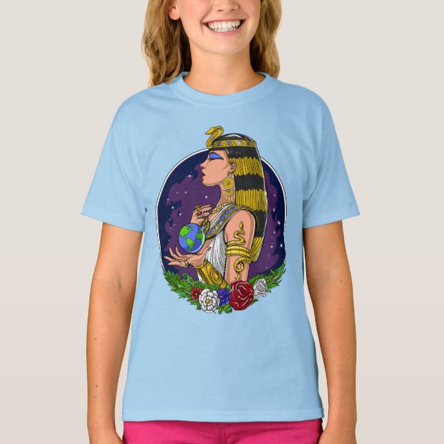 Camiseta Rainha Egípcia Cleopatra (Frente)
